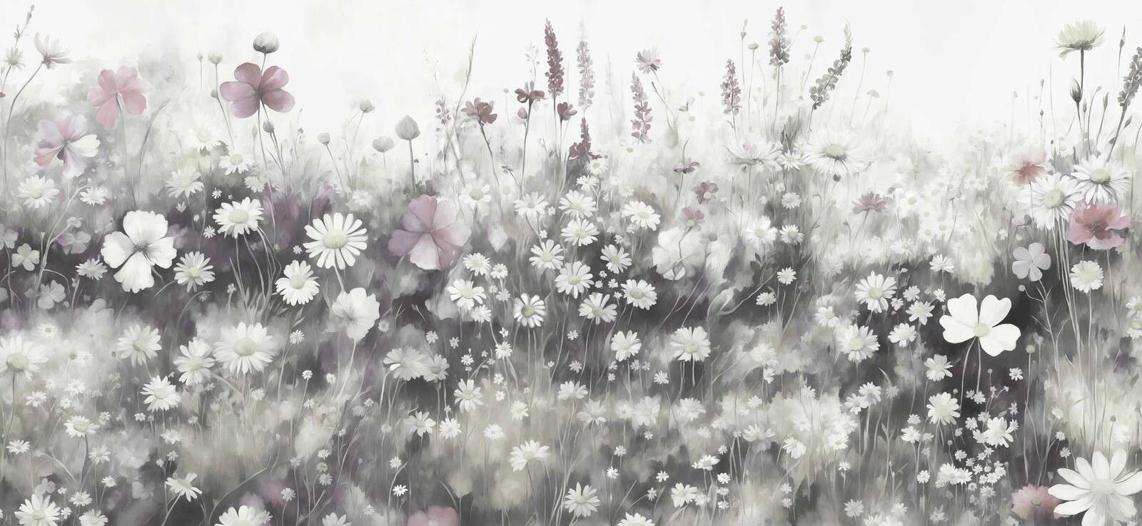 Üppiges Grün des Sommerkohle