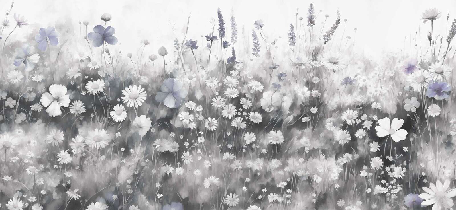 Üppiges Grün des Sommers Sanftes Beige