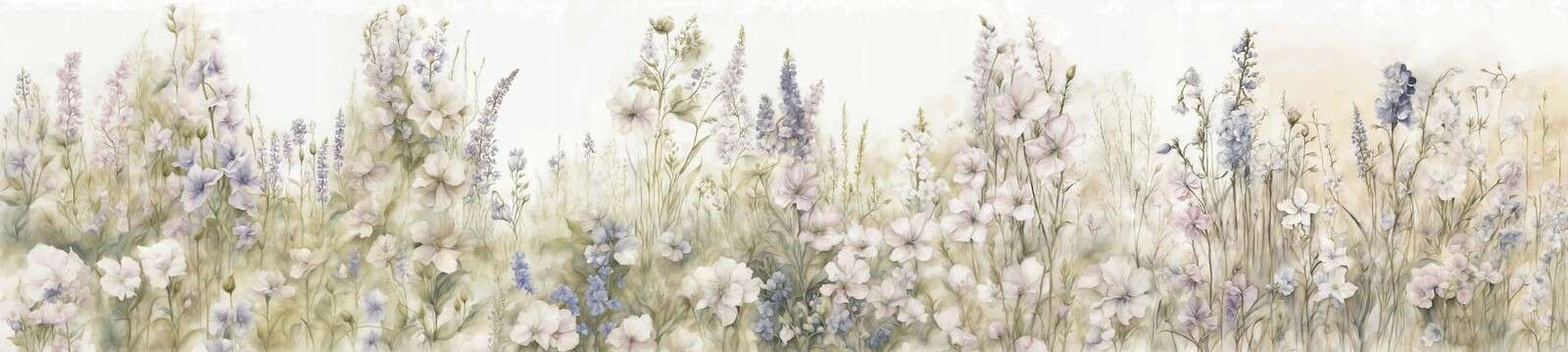 Zarter englischer Garten - gelb