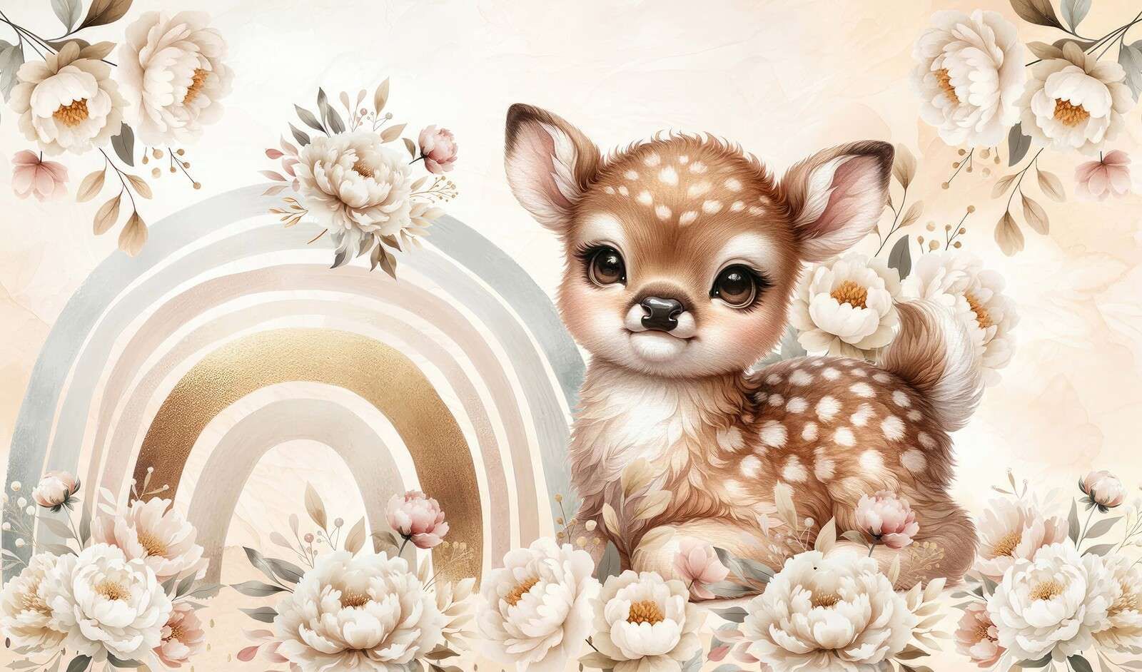 Liefes Hertje und goldener Regenbogen