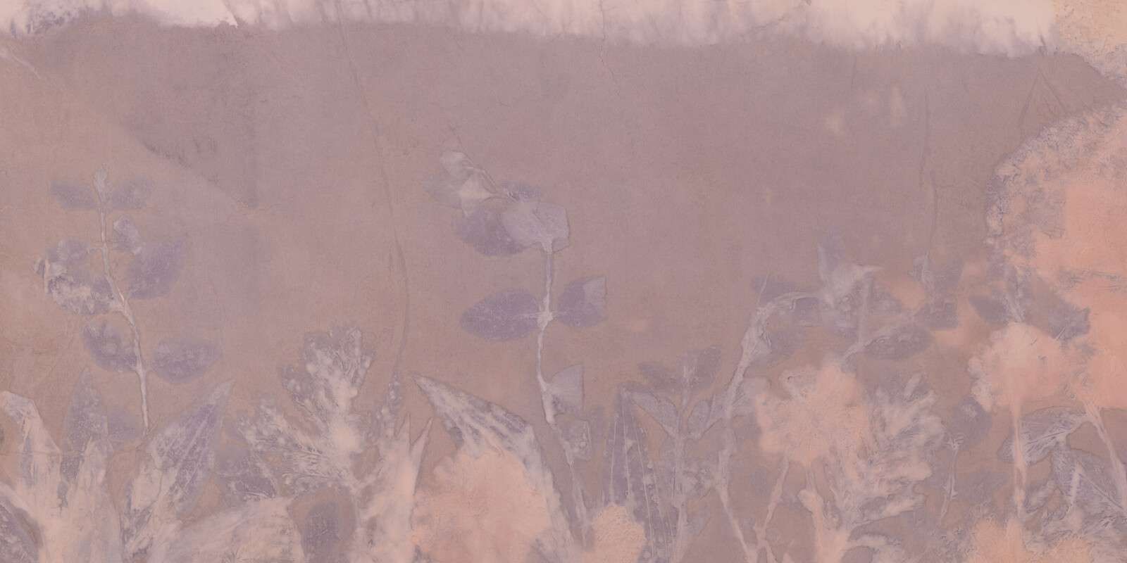 Wilde Geranie und Schneebeere - mauve