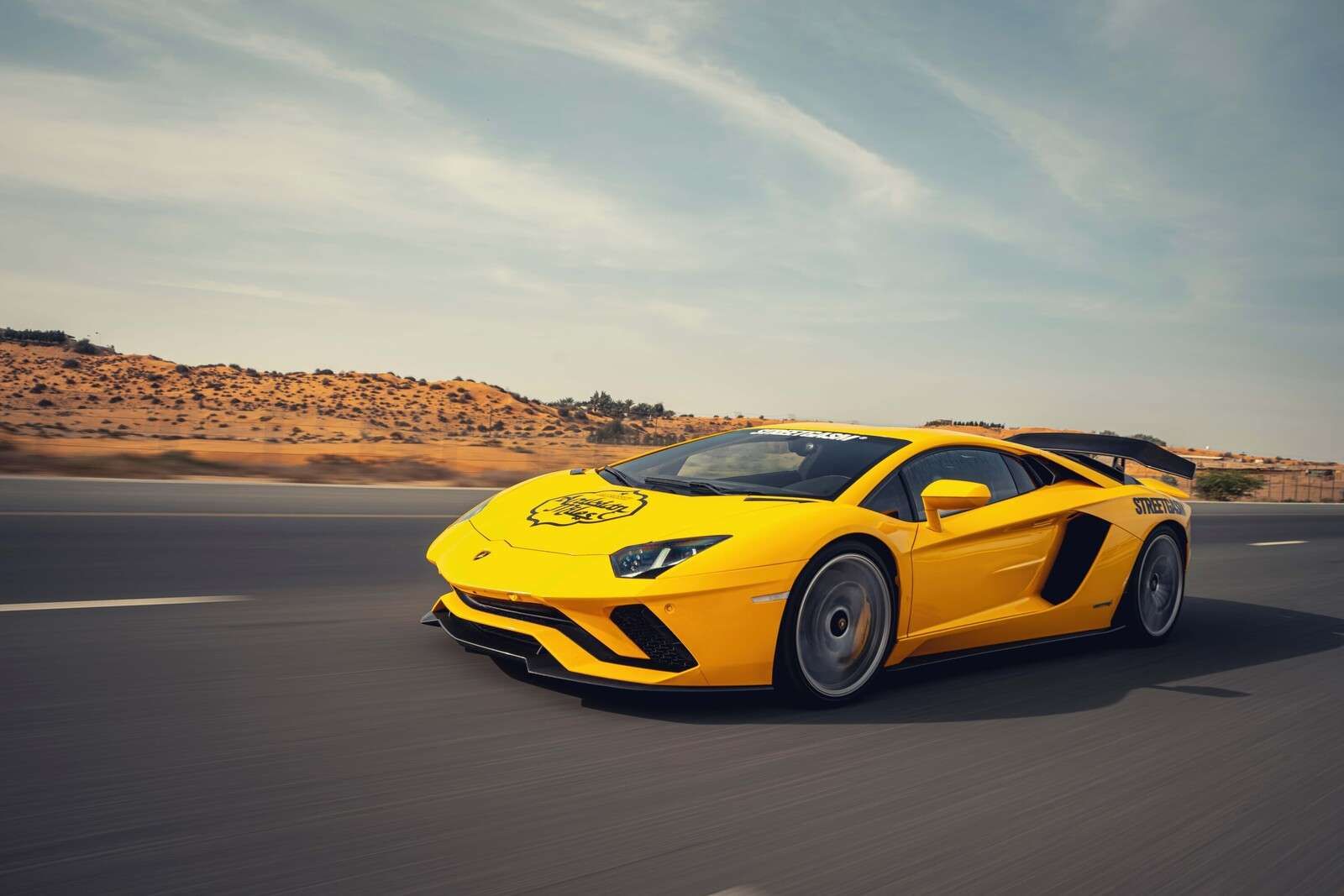 Lamborghini Aventador in Aktion