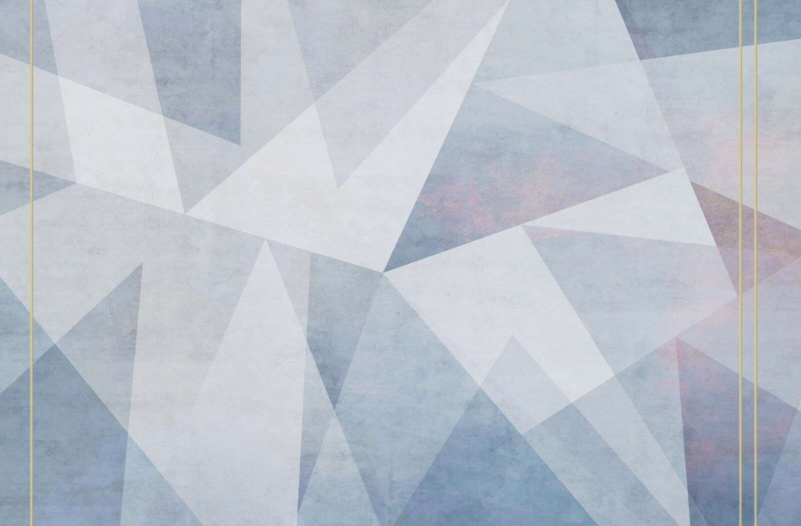 Eisige Geometrie im Pastelllicht