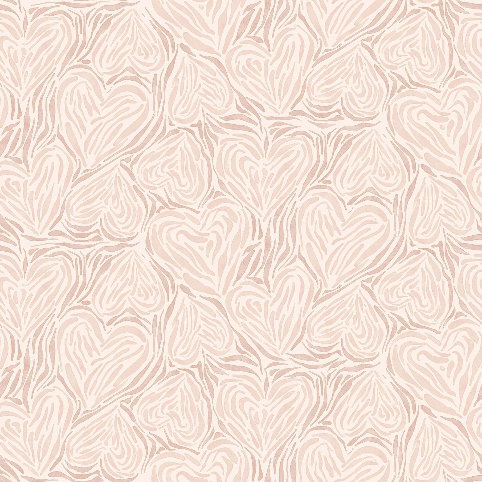 Organische Blätter in Blushbeige