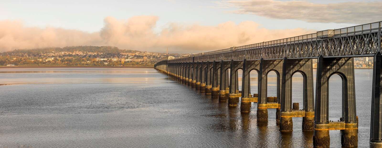 Tay-Eisenbahnbrücke, Dundee, Schottland