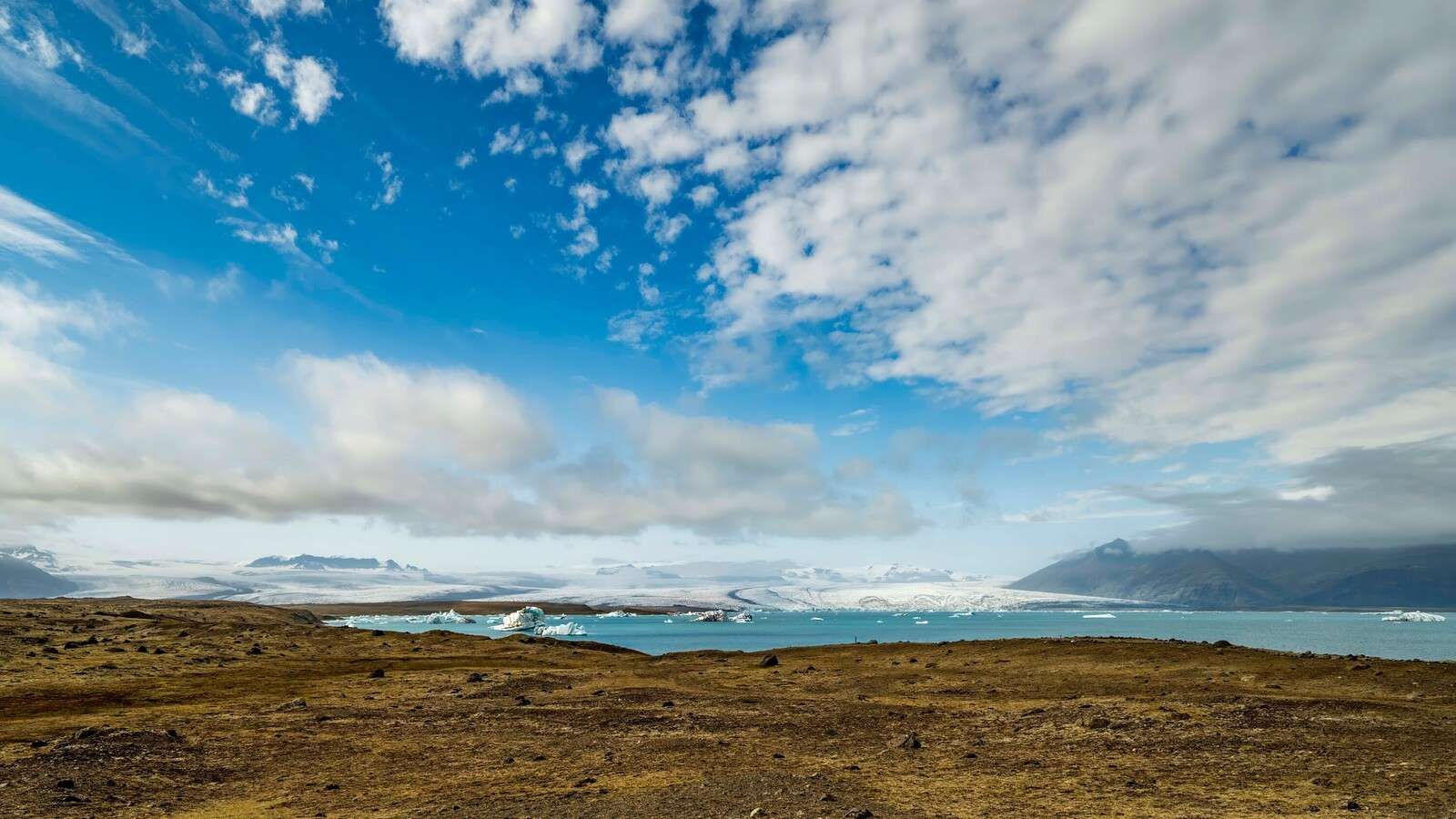 Panorama von Jökulsárlón
