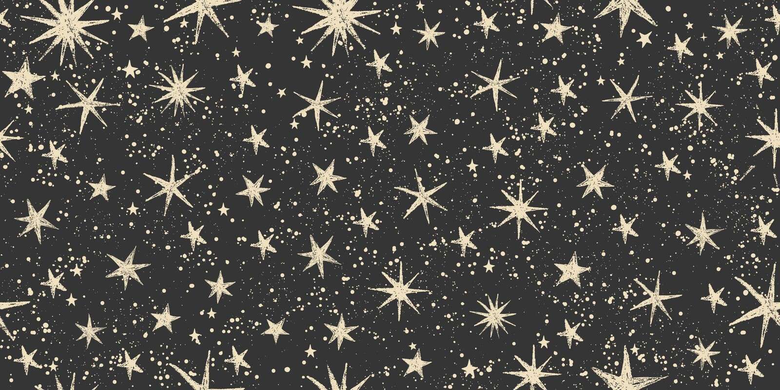 Funkelnde Vintage-Sternennacht