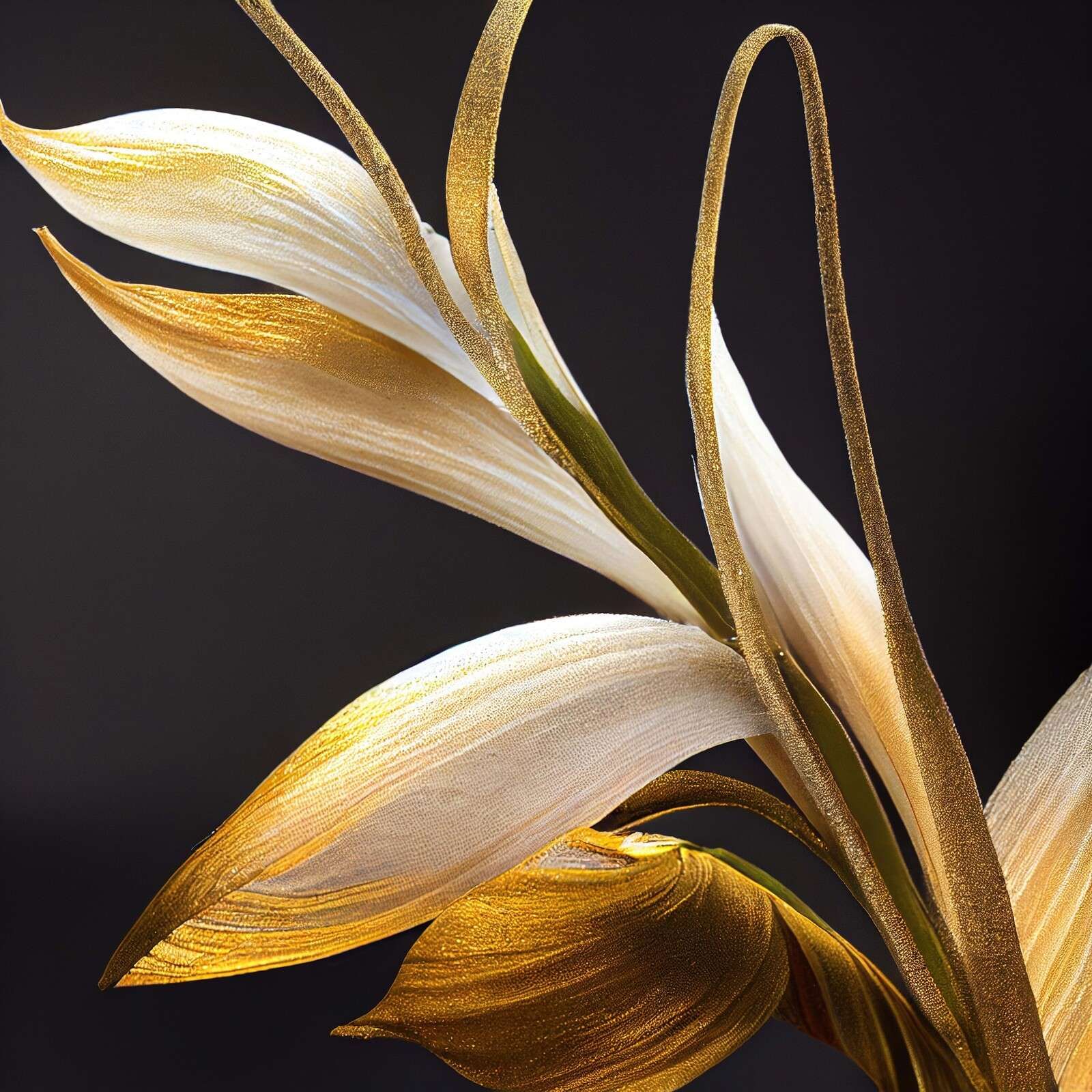 Makro Fuchsschwanzorchideenblume