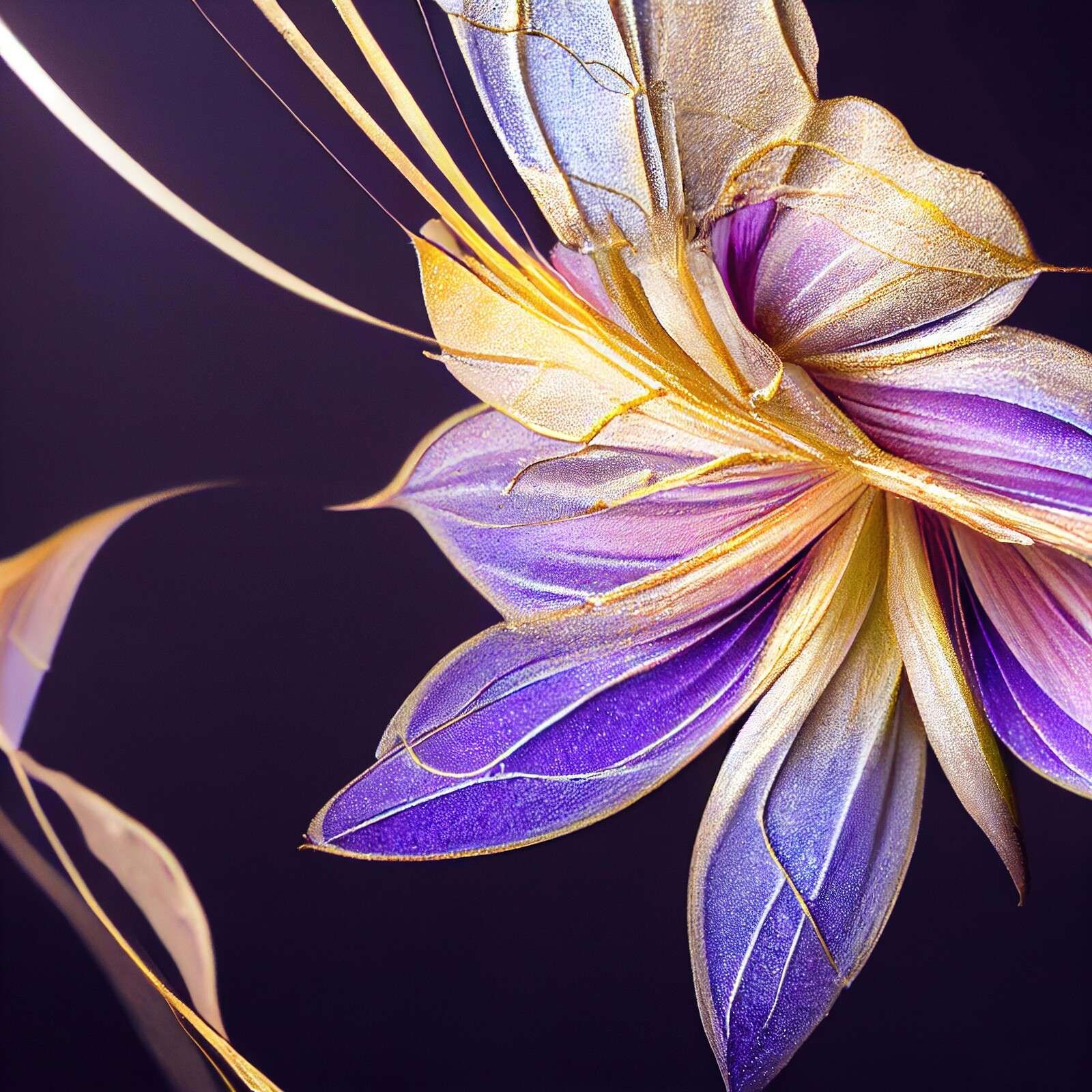 Makro Indigo Blume