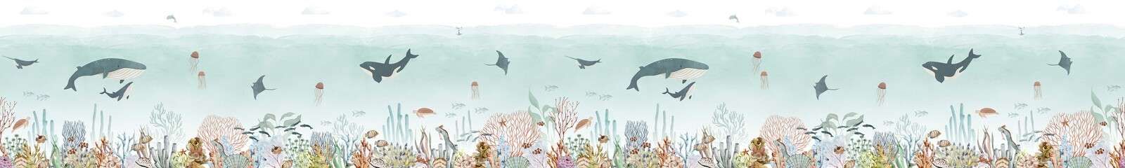 Sensationelles Meeresblau - Panorama-Doppel