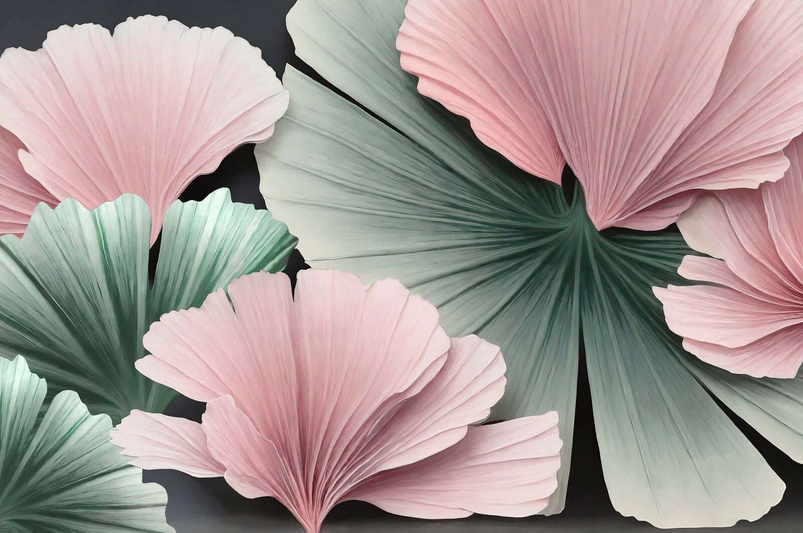 Sanfte Blütenblätter in Pastellfarben
