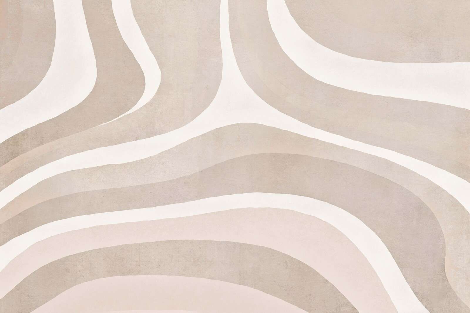 Retro Boho Formen und Gestalten sandbeige