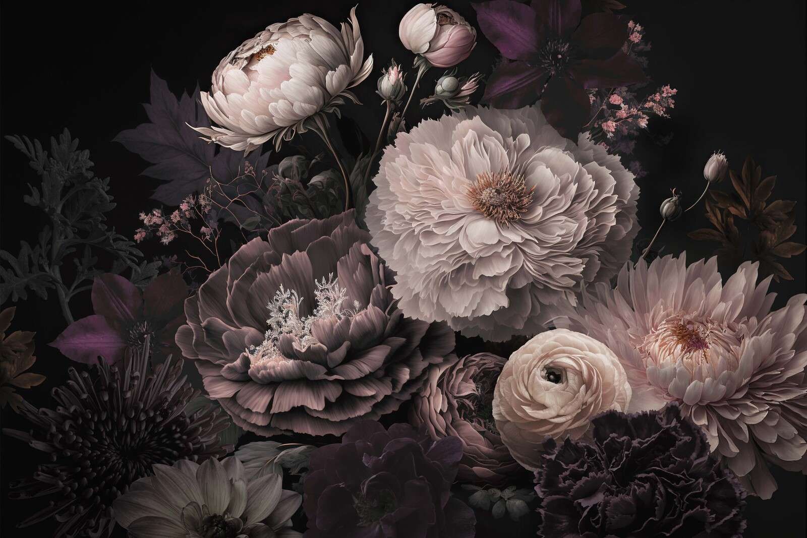 Düstere Blumen, gotische Stimmung