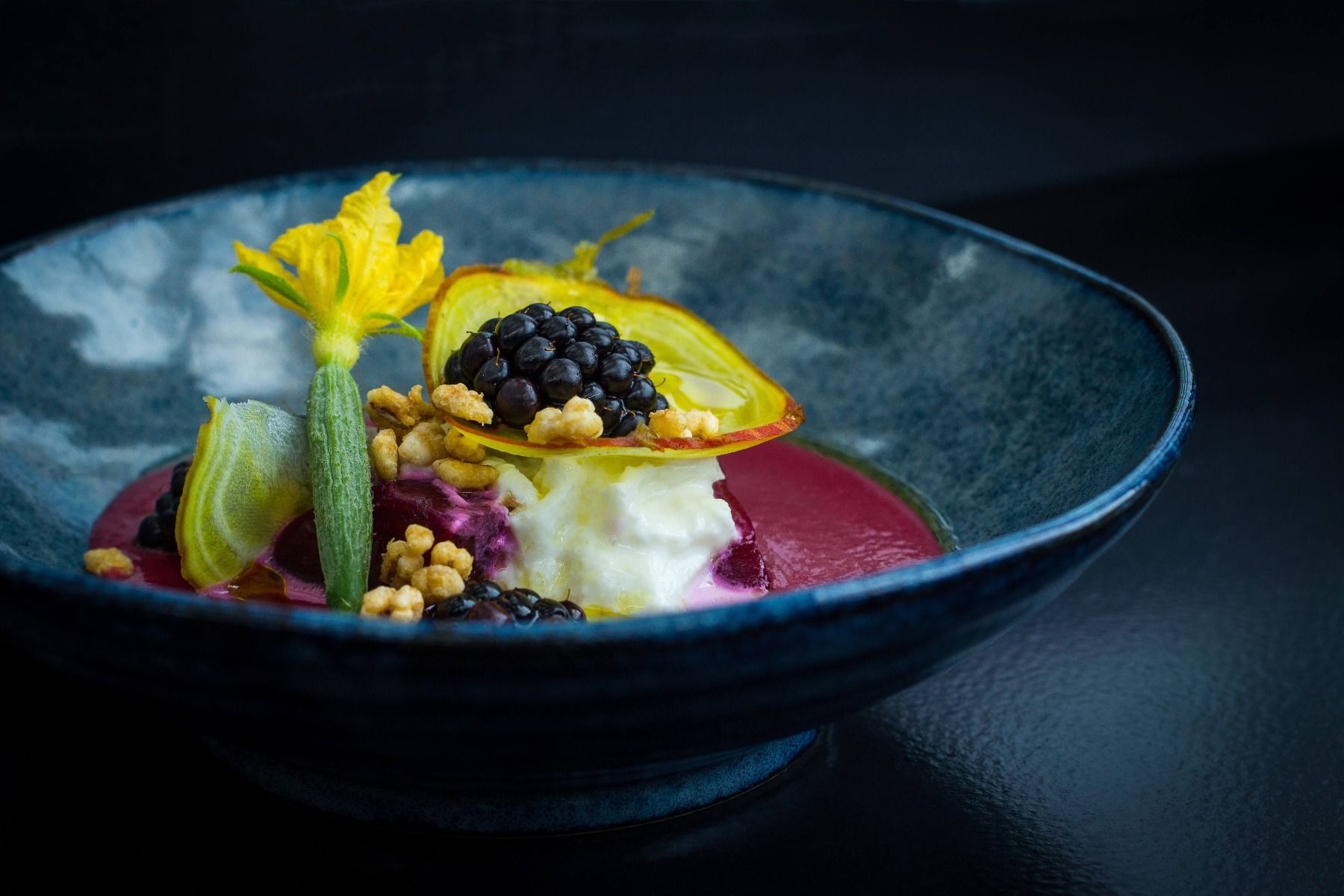 Brombeer-Nachspeise